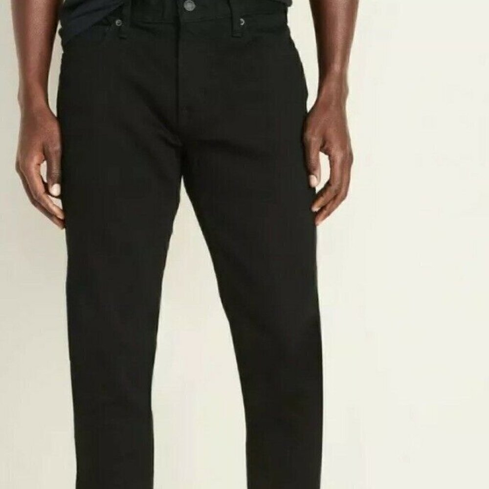 Old Navy Boys Black Skinny Jeans Adjustable Waist Size 10 PLUS